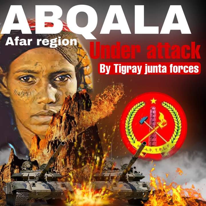 Alawikedir's tweet photo. Update 2:#TPLF terrorist opened war in 3 front simultaneously #berhale district of #asa'da, #abala district of #kaala as well #magaale district of #araadu & #hidda kebele's however the war is heavily happening Right now still no presence of #ENDF.we call up on GOE to deploy #ENDF https://t.co/51I3X04NiL