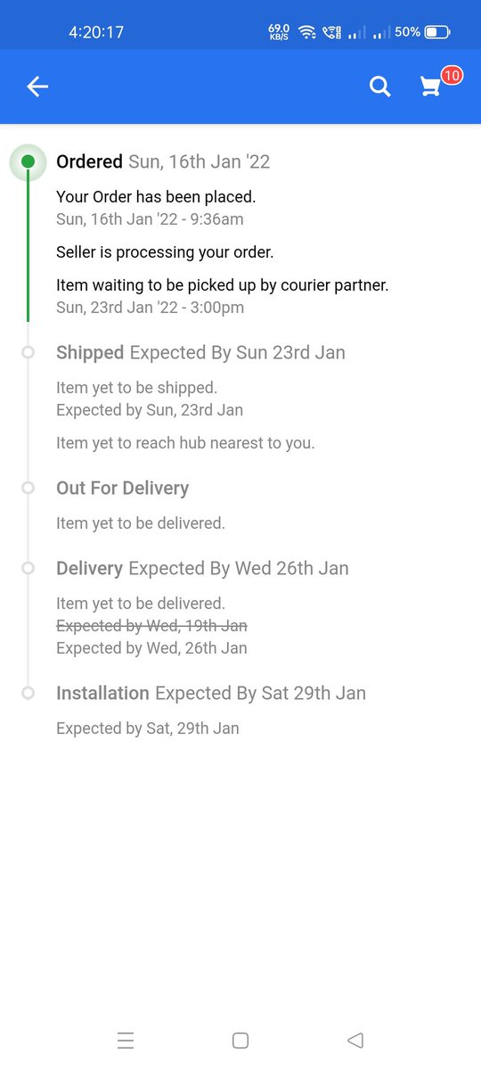 ShaikhRaees01's tweet photo. @Flipkart @flipkartsupport @Aamer_Ned This products Not Delivery 😡 https://t.co/4C6ipxfFJl
