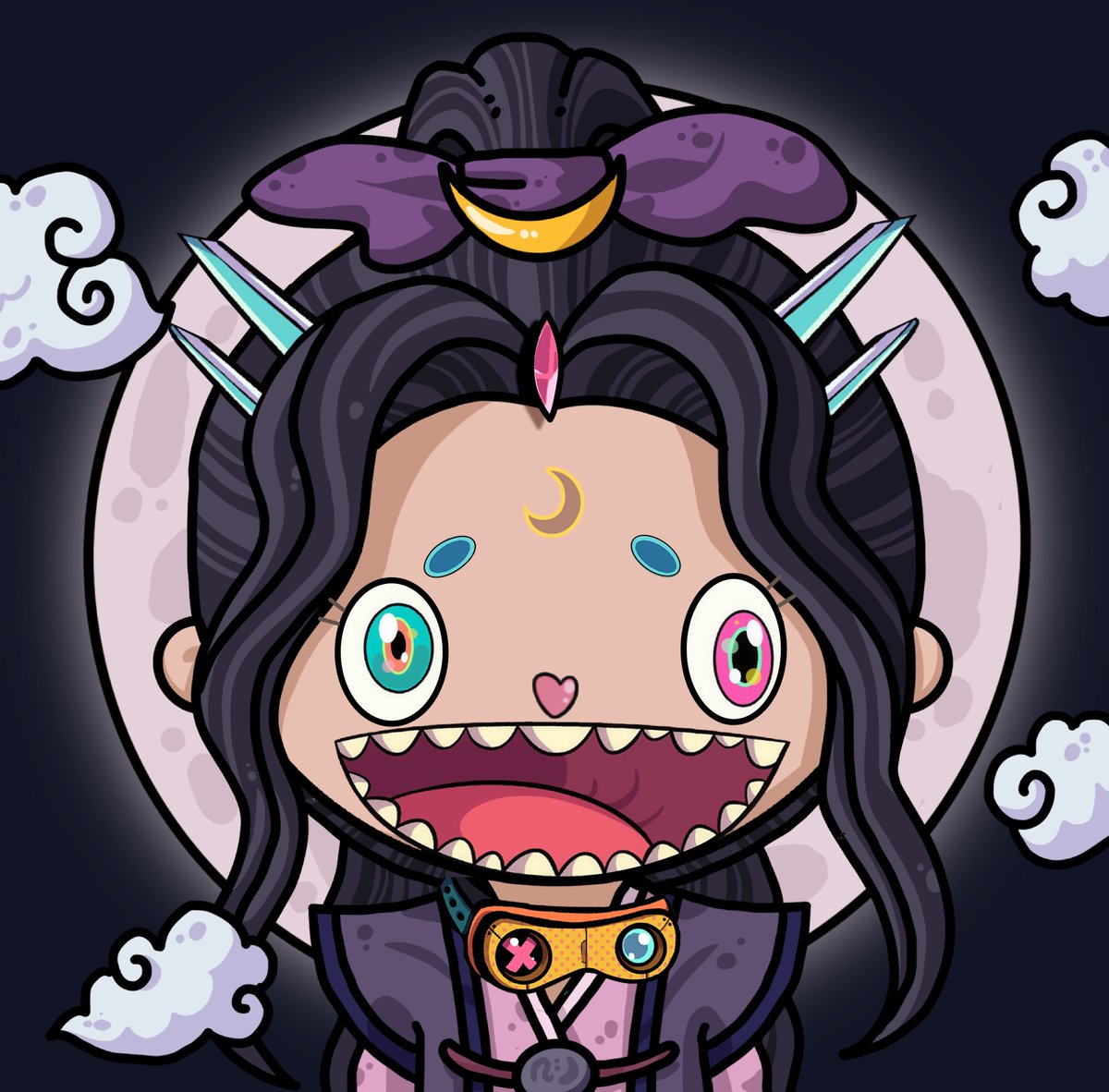 rldokejeje's tweet photo. If @KarafuruNft &amp; @kumoxworld got together ⚡️
#Kumo Resident#0003 (Not mine sadly) just a big fan of both projects! What do we think? 😊
#kurafuruart #fanart discord: harrokimmy#2673 https://t.co/SZhWQdGrmW