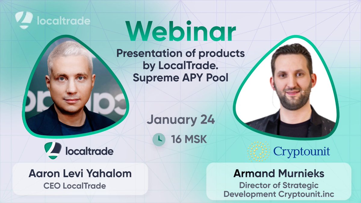 AxolileSinalo's tweet photo. ‼️ *IMPORTANT IMPORTANT IMPORTANT*‼️ 
*TODAY*
💫 at 16:00 Moscow time⌛ 
*We will held very important Zoom call.* 
🔝🗣

‼️ *SHARE SHARE SHARE* ‼️

‼️ *You will find out at the meeting* ‼️
1. Why local trade
2. What are the possibilities for collaboration for YOU
#Cryptounit https://t.co/lnqB2naiC0