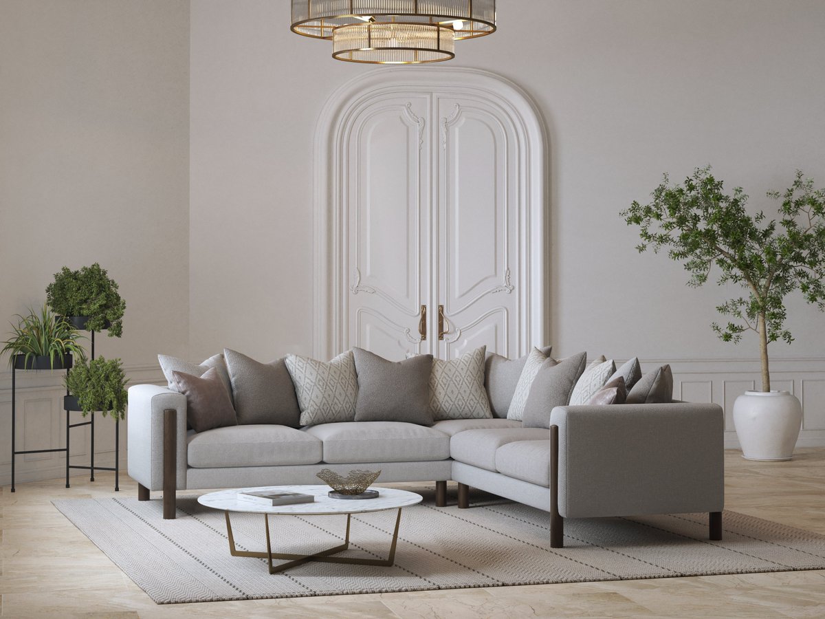 The JFS has unfortunately been postponed this year until April, however we have began to unveil our new models.

The new Wyatt collection uses a blend of soft touch boucle fabrics with a distinctive wood leg feature that makes it the perfect mix of style and comfort.