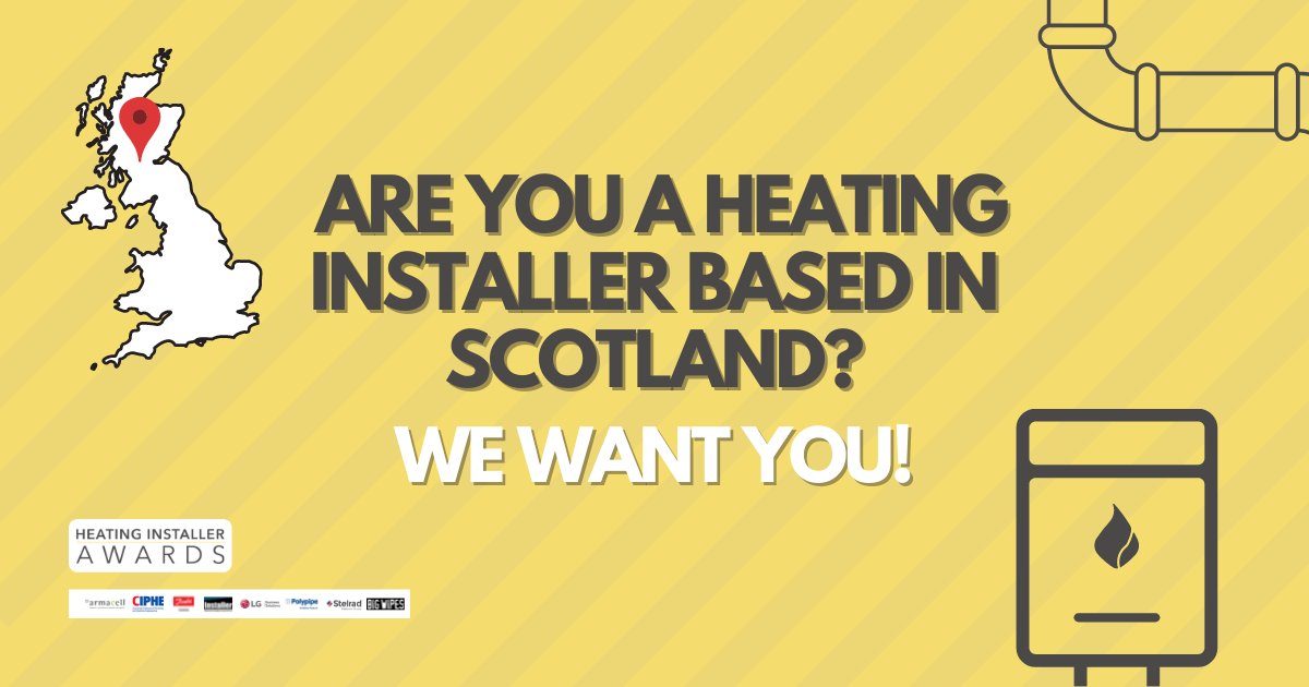 HIAwards's tweet photo. Heating Installer working in Scotland? You're just the person we're looking for!

We have some incredible prizes up for grabs at the Heater Installer Awards, could you be our next winner?

Enter for free today at https://t.co/P7Ot6LpODP

#heatinginstallers https://t.co/AgcjKtuZrt