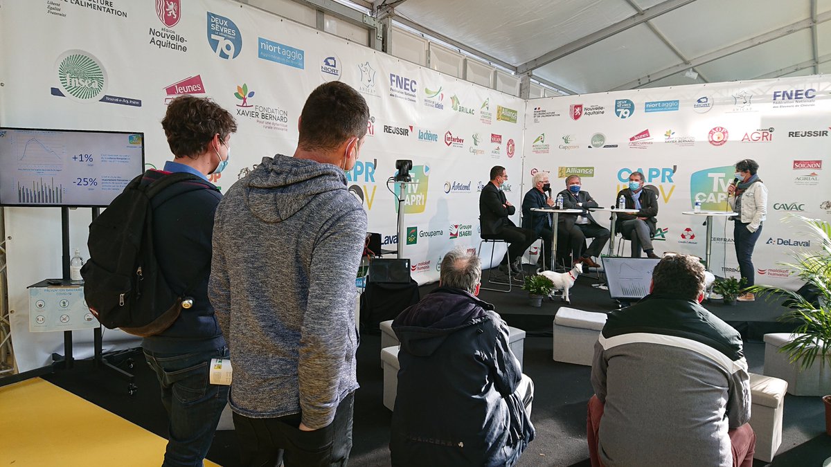 EleveursChevres's tweet photo. 📣 Retour en images sur l'édition @Caprinov 2021 avec une nouvelle participation de la #FNEC et de ses éleveurs 🐐 ➡ https://t.co/jWLnqh9FDQ
🎥 Et retrouvez l'ensemble des conférences #CaprITV par ici : https://t.co/yLI3xw9IrP
#Caprinov #chèvre #caprin #chevreau https://t.co/xlBf57CVVF