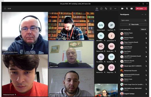 3rd year REAL-NET workshop is happening now! 
Really good progress for our ESRs! Good job!