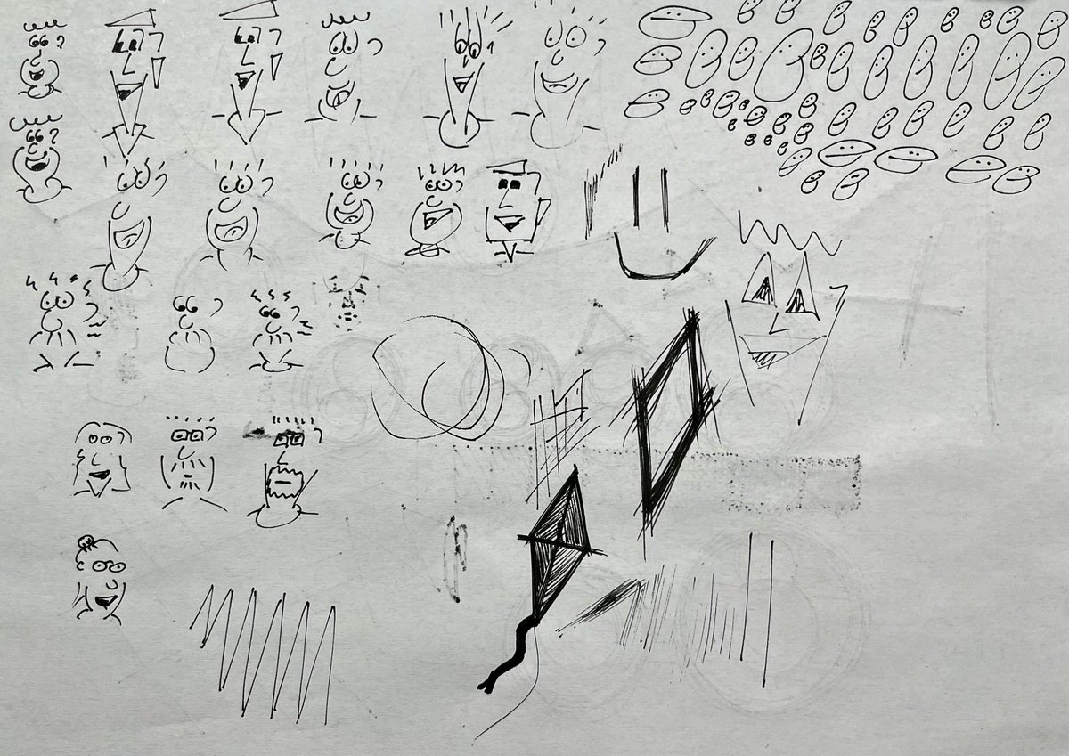 Random Drawngs n°2: "Faces and scribbles" #ink #drawing #art #sketch