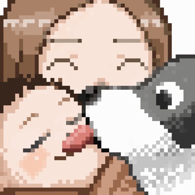 「誕生日だったので新しくアイコン描いてもらいました。
家族が増えました。
 #新し」|山本 亜衣のイラスト