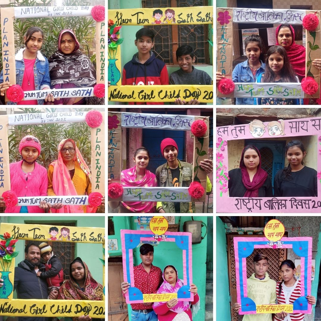 Plan_India's tweet photo. On the occasion of #NationalGirlChildDay2022, girls and boys from Plan communities in #Delhi, #UP, #Rajasthan & #Uttarakhand came forward to talk about promoting healthy relationships through various mediums.
#NationalGirlChildDay #EqualforBetter #HumTumSaathSaath https://t.co/VpLyWdHU0N