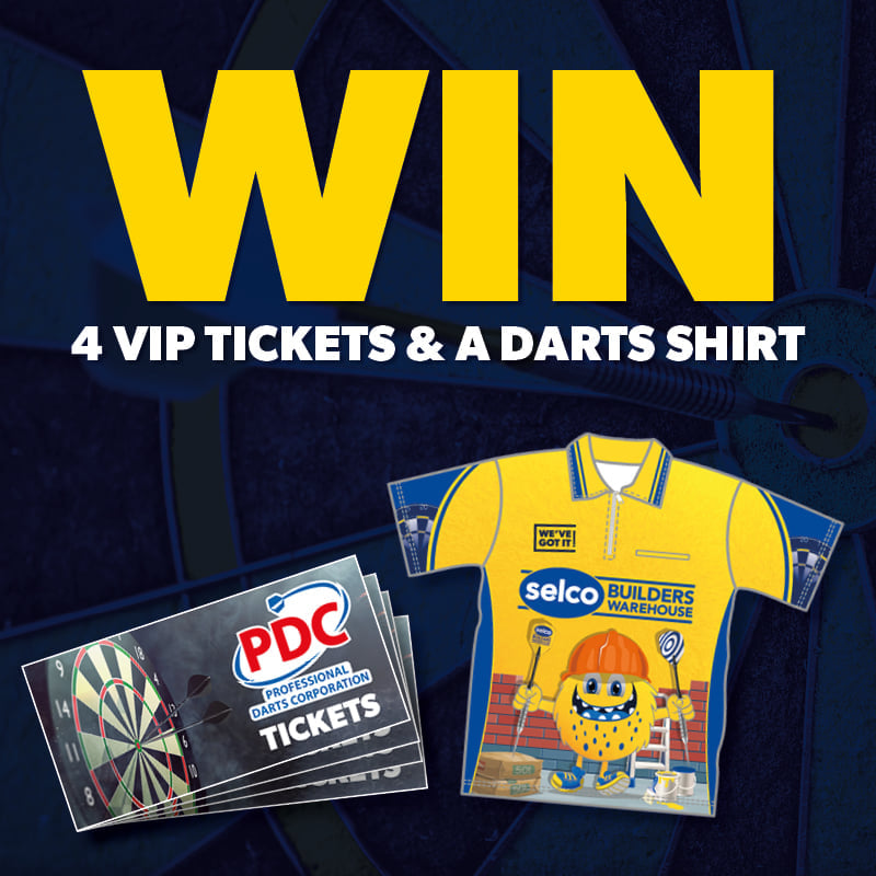 #Competition time🎯

You have the chance to #win 4 VIP tickets for the 
<a href="/OfficialPDC/">PDC Darts</a>  Masters evening session in Milton Keynes on Sunday 30th January - plus a Selco darts shirt!

To enter, simply follow us and RT this post. 

Competition ends 26th January.
bit.ly/35iuqJf