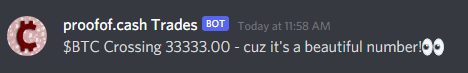 donrafty's tweet photo. ive modified my @tradingview alert webhook for @proofof_cash to automatically post an update on Twitter, Telegram, Discord and Mastodon.. #lessworkforme https://t.co/uMpRemExEl
