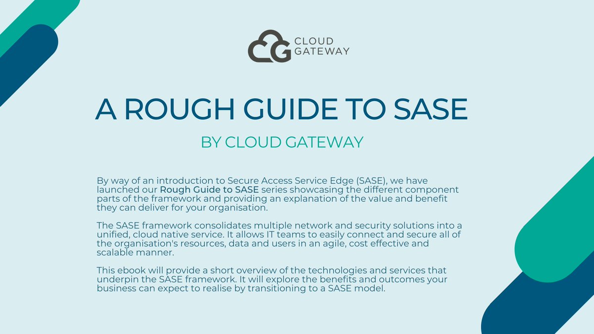 cloudgatewayltd's tweet image. Check out our Rough Guide to SASE ebook for everything you need to know about the platform and its benefits: bit.ly/3H0WoHm
#SASE #sasejourney #sasesolutions