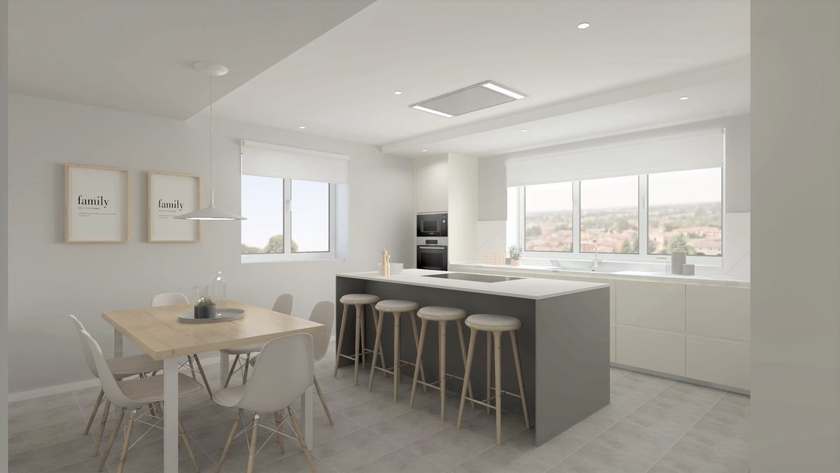 goinsantos's tweet photo. Los muebles de líneas sencillas en tonos neutros y la distribución funcional de esta cocina dan como resultado un ambiente sereno y confortable ❤️ ¿Te gusta?
#SantiagoInteriores #cocinasSantos #SantosSantiago #ProyectosS https://t.co/FG4b1BlYcE