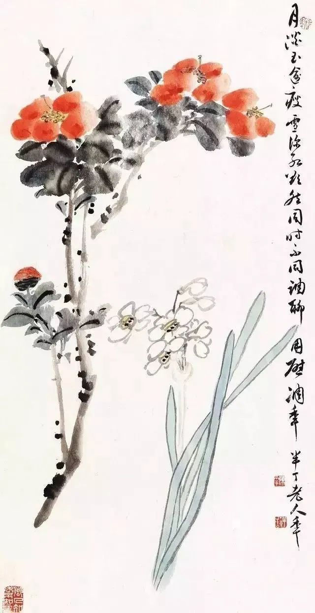 清欢on Twitter 国画里的水仙 13 宋 王之道 和张元礼水仙花二首 素颊黄心破晓寒 叶如谖草臭如兰 一樽坐对东风软 敢比江梅取次看 沉水香浓昼不烟 赋花谁是饮中仙 顾予老拙辞源涩 空想东坡万斛泉 陈半丁凌波仙子陈半丁月淡玉逾瘦