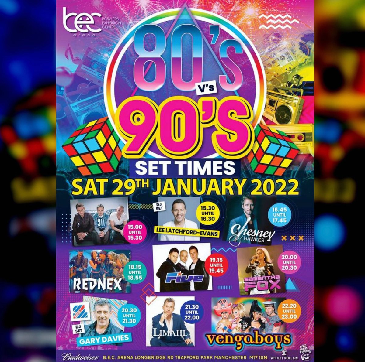 I’m looking forward to DJing at the 80s vs 90’s Festival @bowlersmanchester I’ll be playing 90’s hits & of course some @officialsteps Hopefully see you there. 🥳🎧 💃🏼 🕺🏻 Tickets available at: feverup.com/m/101893 #dj #music #fun #steps #manchester #birthday #sing #dance