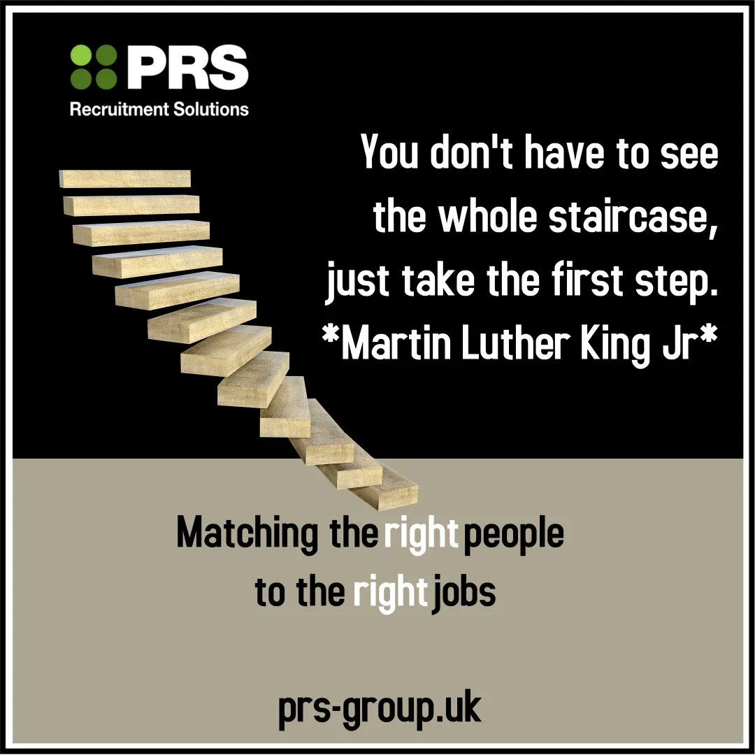 PRSRecSol's tweet photo. Its the beginning of the week & no matter what you are doing - take it one step at a time!
#Motivate #Work #CareerPath #Climb #CV #Rocoja #AD #PRSRecruitment #Inspiration #JobHunt #HGV https://t.co/erYUfzA0vt
