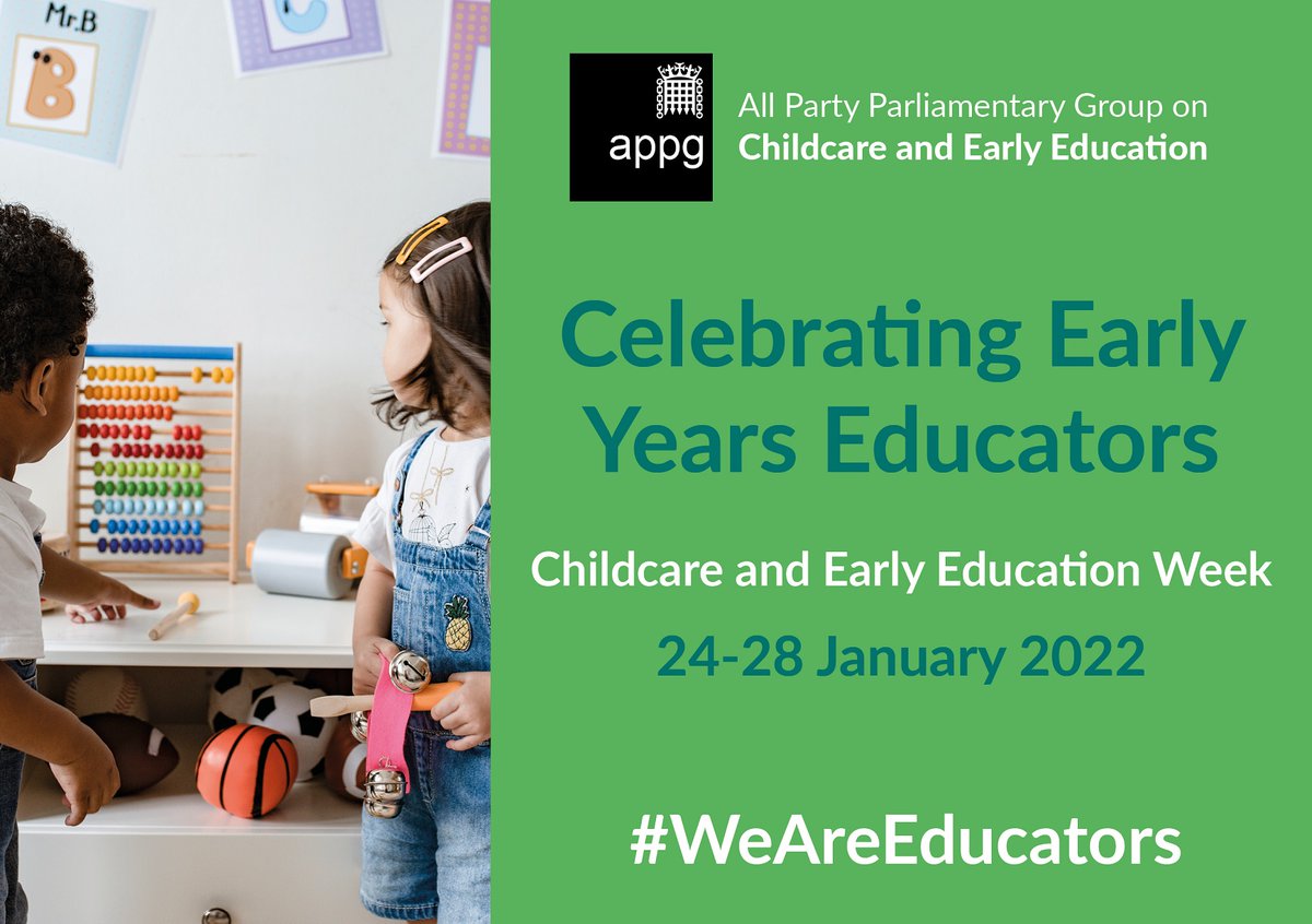 CoramPACEY's tweet photo. We are supporting Childcare and Early Education Week 2022 to celebrate the work of early years educators who do their utmost to ensure all children have the best start in life.
#WeAreEducators #CEEWeek22 https://t.co/10Lpiq1aCl