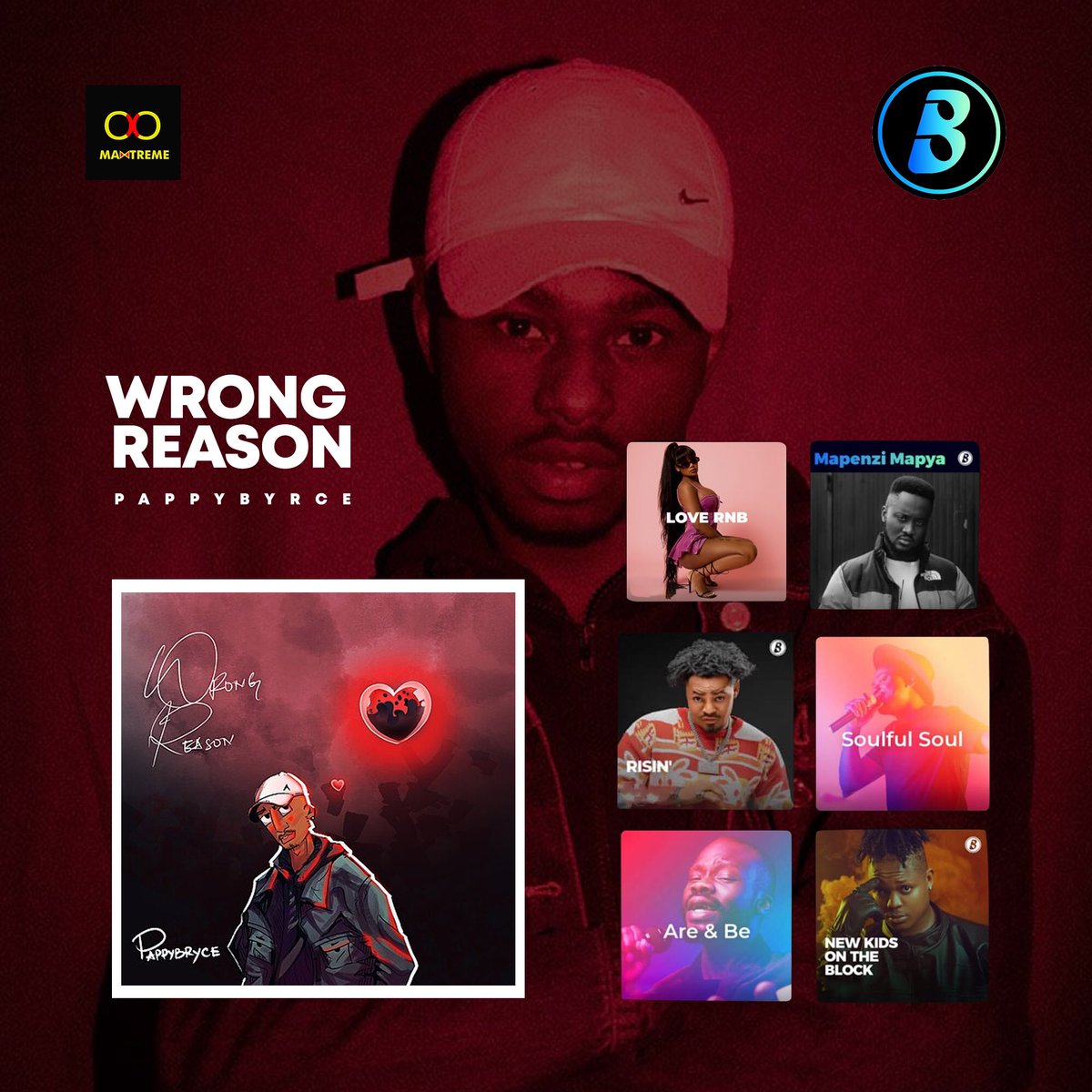 Pappybryce's tweet photo. Thank you to @AppleMusic @Spotify @BoomplayMusicNG @TIDAL for the Editorial support for #WrongReason and a big shoutout to @maxtremehq for the works💫.
Click this link to listen: https://t.co/fIrceccMqI
#Pappybryce #WrongReason #Afrobeats #Hiphop #trending https://t.co/uCDX08zOF8
