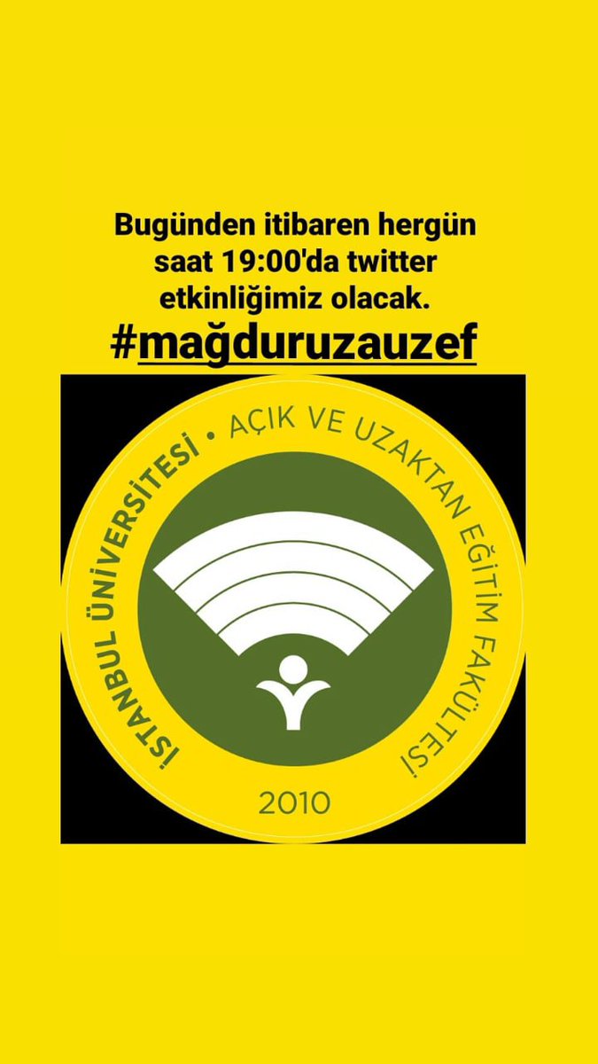 Mesan44170856's tweet photo. @fbmine @acikveuzaktan @LeventSAHIN_IU @musahin_iu @istanbuledutr #mağduruzAuzef 
#auzefpismanlıktır https://t.co/XRPdbVUMdF