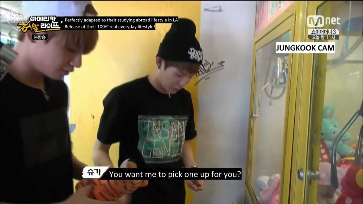kooksmaniac's tweet photo. REMEMBER WHEN YOONGI GOT TIGER DOLLS FOR TAEHYUNG AND JUNGKOOK ,, HIS LITTLE ONE'S <//3 https://t.co/xMaux4fjYW