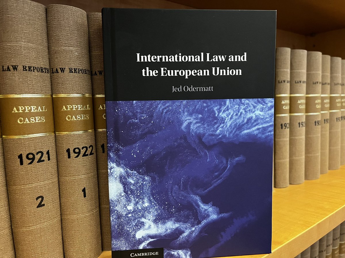 Join us (online or in person) <a href="/EULegalStudies/">CELS</a> this Wednesday to discuss the EU and international dispute settlement with a true expert @jedodermatt and learn more about his new book on this highly relevant topic! <a href="/Lauterpacht_Ctr/">Lauterpacht Centre for International Law</a> <a href="/cambridgelaw/">Faculty of Law</a>