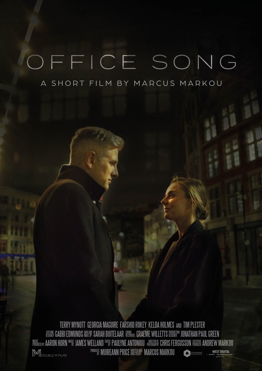 Office Song was completed at the end of 2019 &amp; screened at over 40 festivals, including some Oscar qualifiers like "LA Shorts" winning "Best Short" at festivals like Beverly Hills FF &amp; others. With brilliant <a href="/terrymynott/">Terry Mynott</a> &amp; <a href="/georgiamaguire/">Georgia Maguire</a> 

Watch it here
youtube.com/watch?v=YsDu2q…
