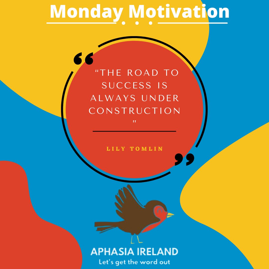 Aphasia_Ireland's tweet photo. 🙌Monday's Motivation 🙌
It's always important to remember that everything takes time! Success is a process where you always are navigating through challenges while improving yourself. 

Let’s get the word out, be patient and speak slowly 💙

#aphasia #aphasiaireland #motivation https://t.co/rG93zslJ6X