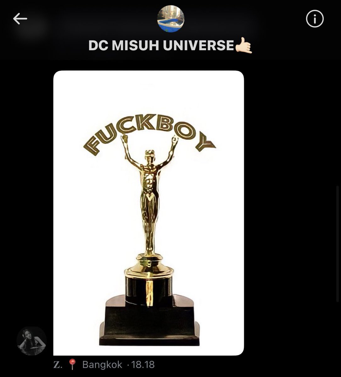 Thanks for the trophy.