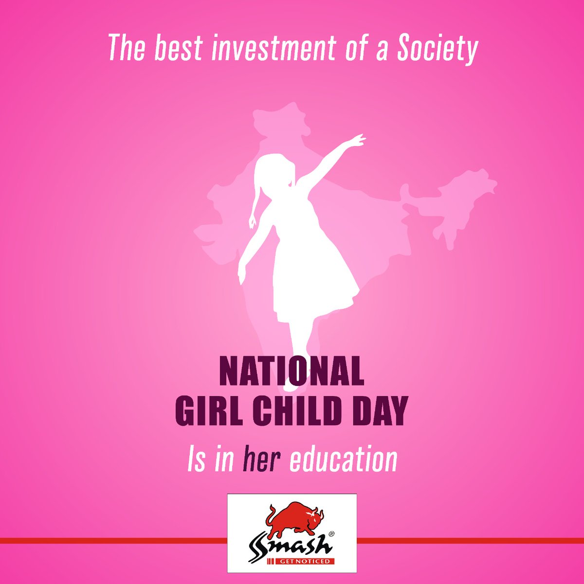 SmashGetNoticed's tweet photo. Without "HER" there is no better tomorrow. National Girl Child Day 👩👶

#Girl #Girlchild #GirlPowerChallenge #girls #girlpower #girlchildday
#NationalGirlChildDay #NationalGirlchildDay2022 https://t.co/4BOxz2Uton