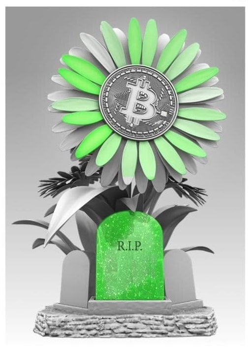 ICPOUNDZ's tweet photo. GIVEAWAY! #BTCFLOWER🌼 
If you missed out on minting one of these @btcflower beauties, don't worry here's your chance to win one for free! 
To enter:
❤ Like 
🔁 RT 
🪦 Guess the tombstone 🤔 
💯 Follow @btcflower 
🏆 Winner selected at random in 24 hours! #InternetComputer #BTC https://t.co/5Dk7iN2qQN