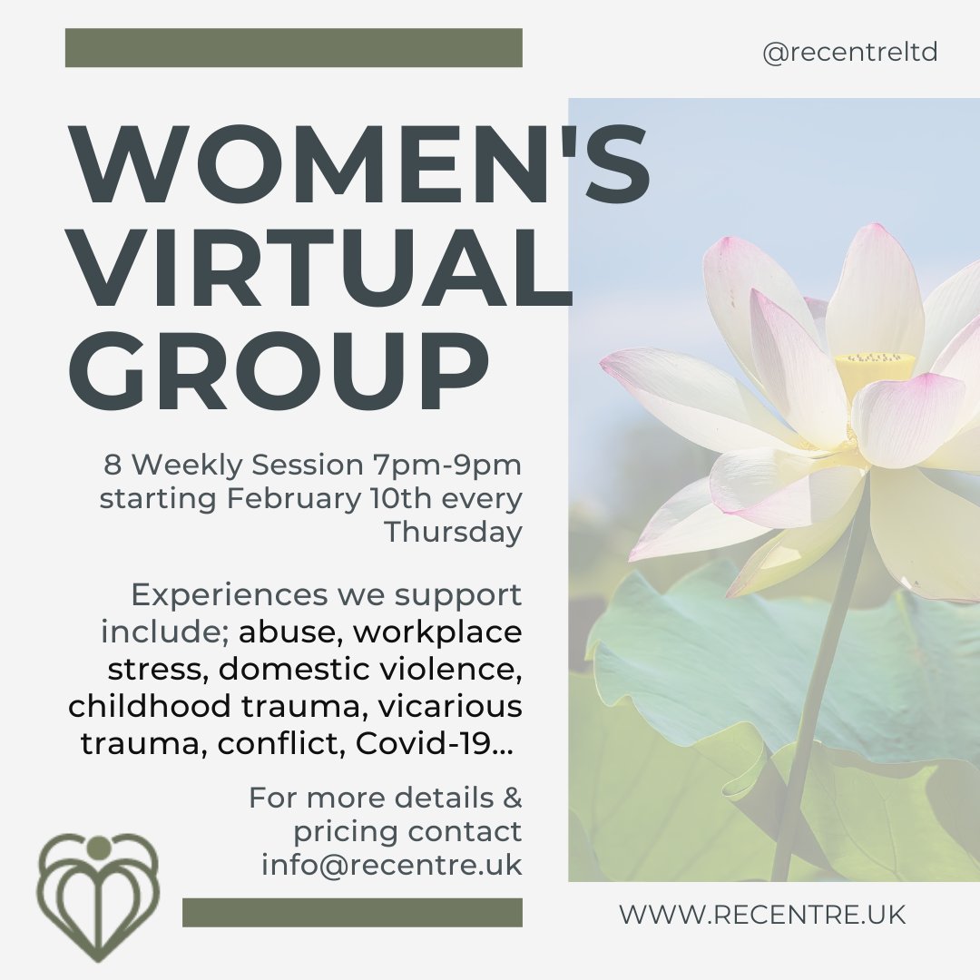 Why choose group therapy?

Receive safe & confidential support while being a part of a group  who share the same struggles, free of judgement or shame

#virtualgroups #womensmentalhealth #northernireland #thrivingaftertrauma #grouptherapyonline #traumaexperienfces