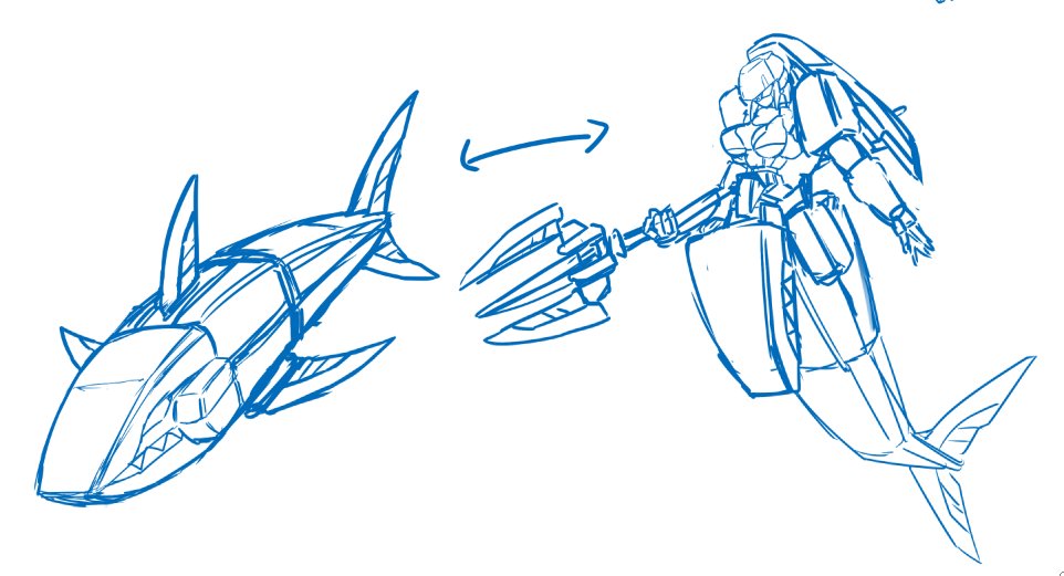 無理がある?知らねーよバァーカ!!みたいな変形パターン(◔ω◔ )変形合体ロボだってファンタジーだこの野郎 