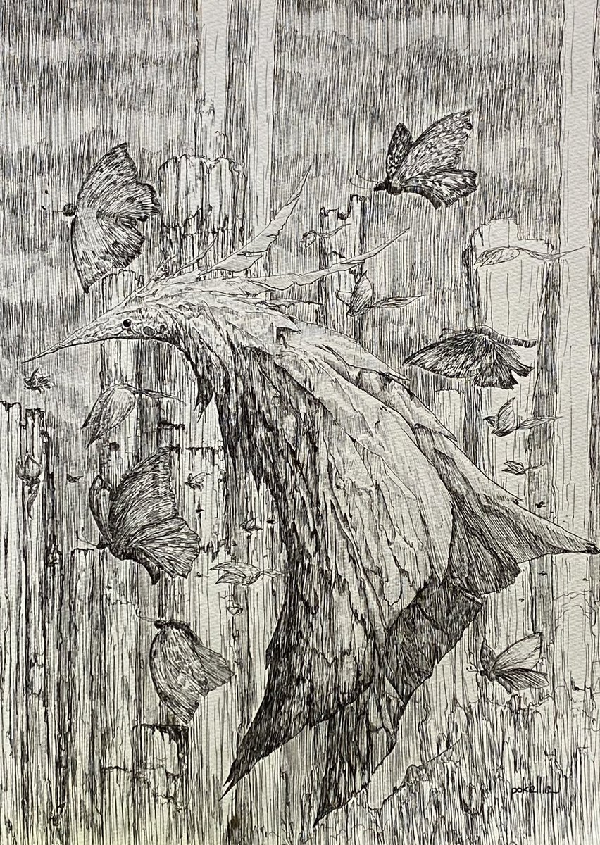 #このタグを見た人は線画とその完成絵を見せる 