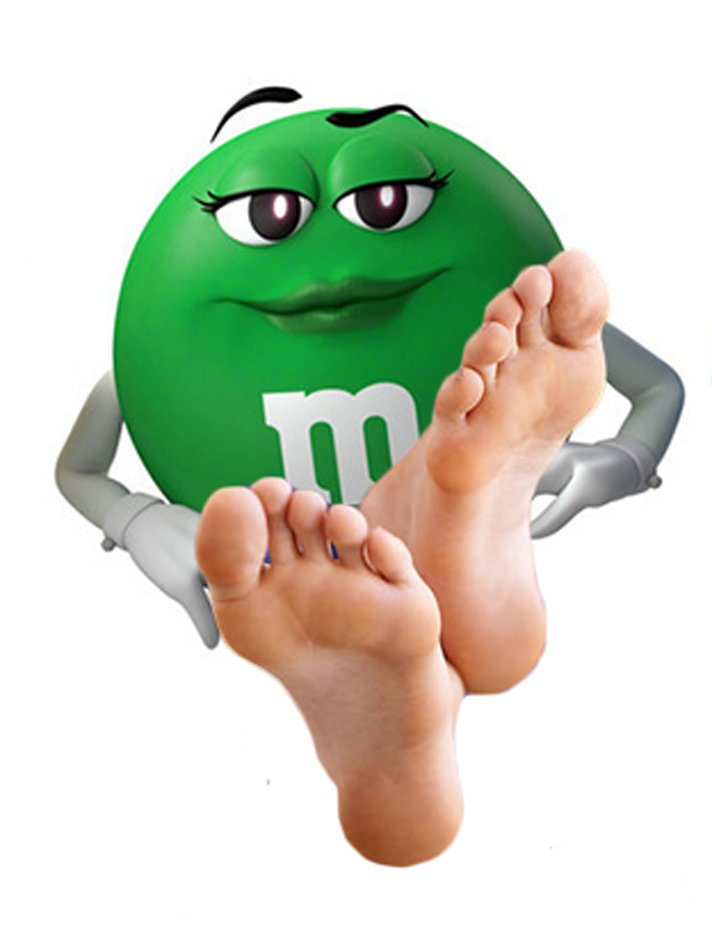 The Green M&amp;M rebranded by Quentin Tarantino