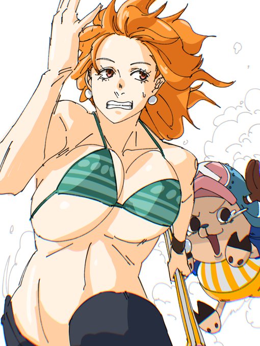 ナミ「ちょっと!何とかしなさいよチョッパー!」
チョッパー「無理言うな!ナミ!」
やっと落書きできてスッキリ😚 #ワンピース #ナミ #チョッパー 