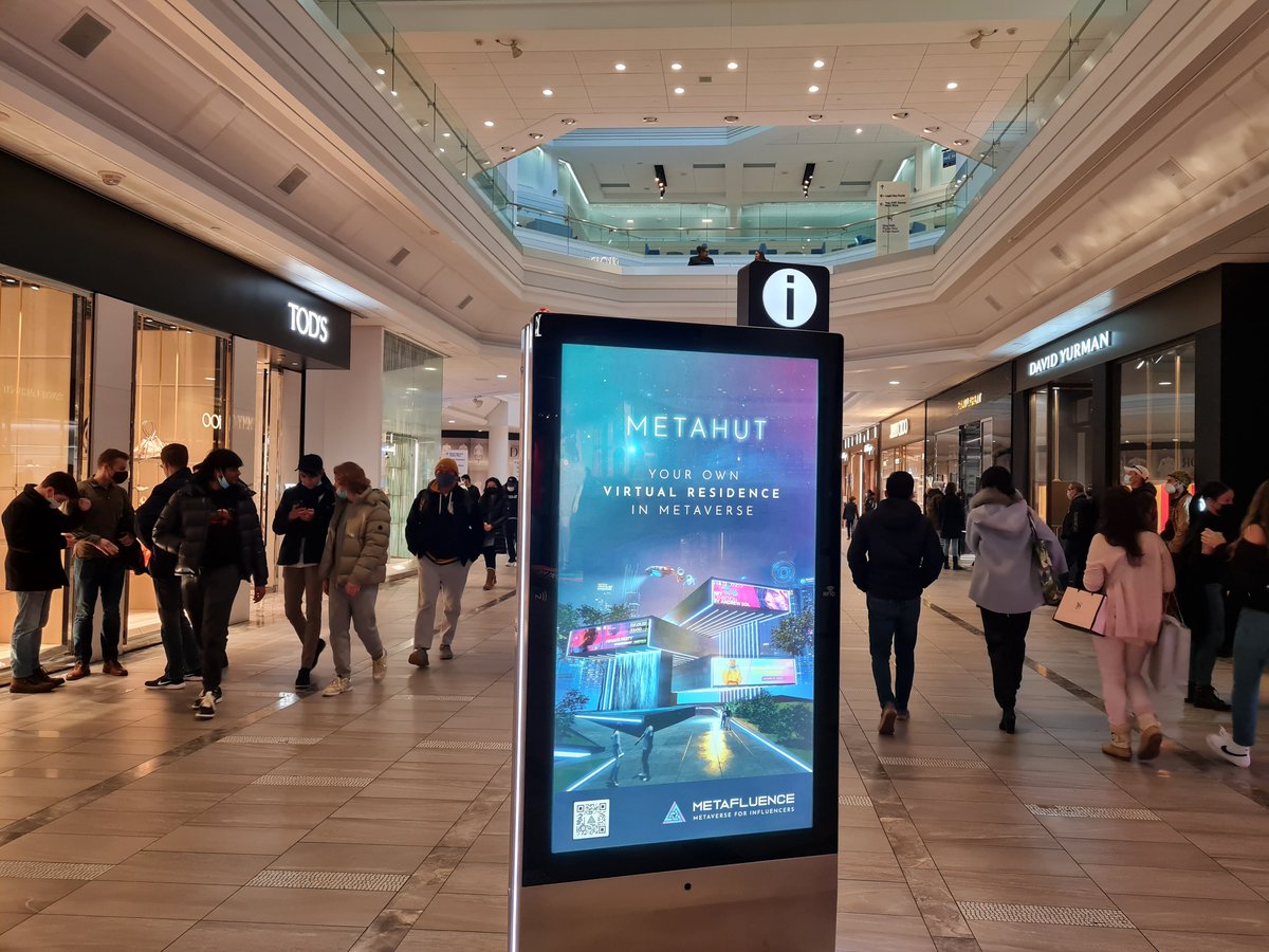 metafluence's tweet image. Aside from our intensive online marketing activities, we are also actively working on promoting the Metafluence in real world🌐

Metahuts already have a great exposure in New York (Time Square), Silicon Valley (Palo Alto) and Boston🚀