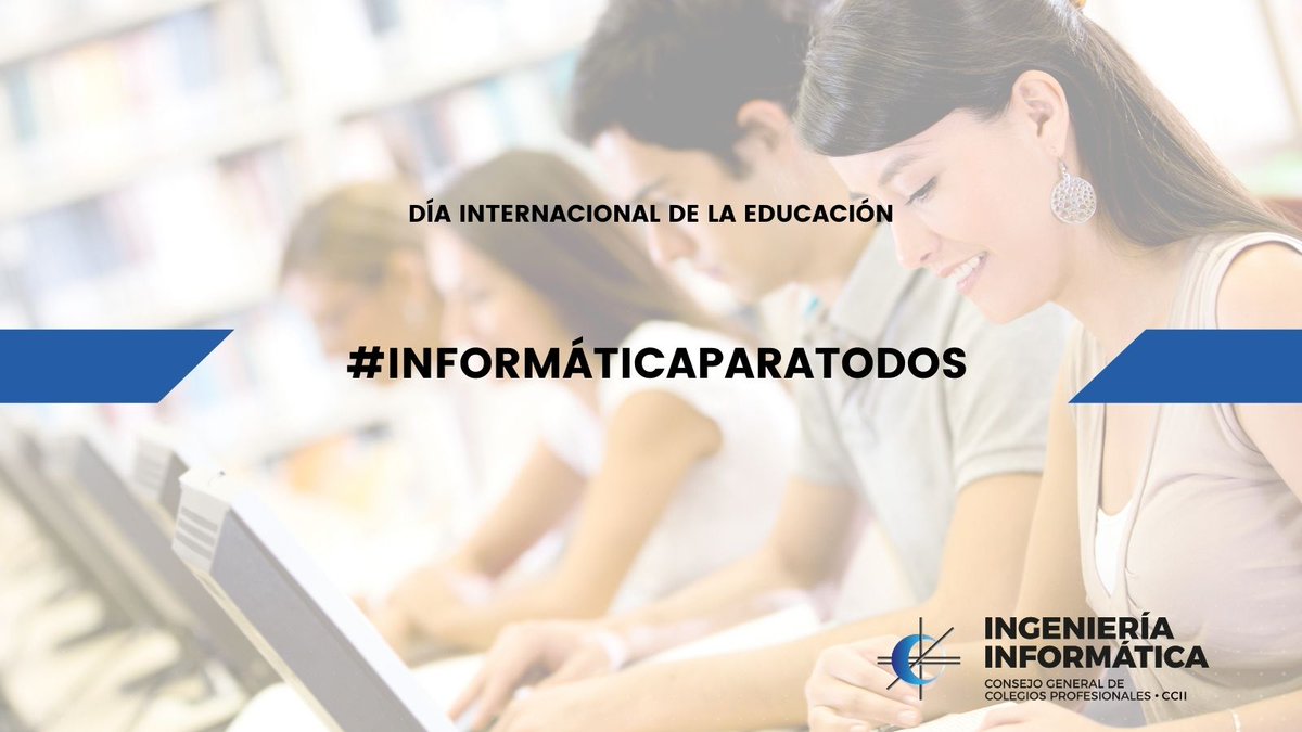 cciinfor's tweet image. 🔊En el #DíaInternacionaldelaEducación pedimos al @educaciongob que no dejen de lado la asignatura de #informática en el #bachillerato #SinInformáticaNoHayProgreso #InformáticaParaTodos @Pilar_Alegria @conciti @scie_inform @coddii_org @SomosAENUI 

➡️ informaticaenbachillerato.com
