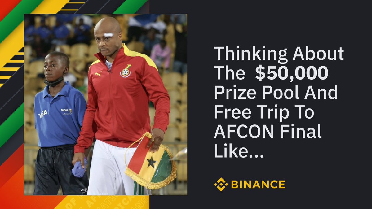 BinanceAfrica's tweet photo. Have you submitted your entry for the #whoisBinance contest? $50,000 prize pool to be won + Free Trip to #AFCON2021 Finals!

RT aggressively!😅🥳 https://t.co/EmGEId5nyK