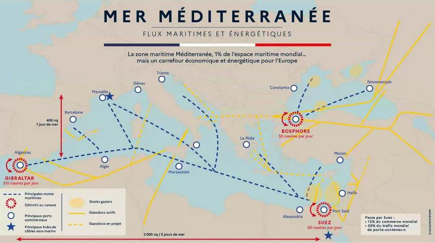 top_force's tweet photo. [#Clemenceau22] #TaskForce473 Le déploiement du Charles de Gaulle centré sur le bassin méditerranéen. https://t.co/KIrUXDzXYr