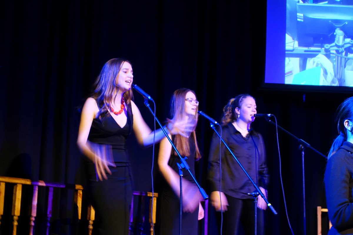 QueenMargarets's tweet photo. QM's Funk &amp; Soul Band raised the roof on Friday 14th, performing two live music to the whole school community and helping raise money for the Penrith &amp; District Red Squirrel Group.🎵 

Fabulous photos taken by Art Prefect Allegra (UVI).📸

See more 👉https://t.co/pNQQvmqFne https://t.co/vjPKvNhVyP
