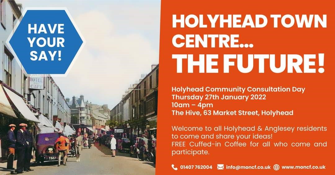 HolyheadRegen (@holyheadregen) on Twitter photo An opportunity for you to have your say on the future of Holyhead Town Centre An opportunity for you to have your say on the future of Holyhead Town Centre