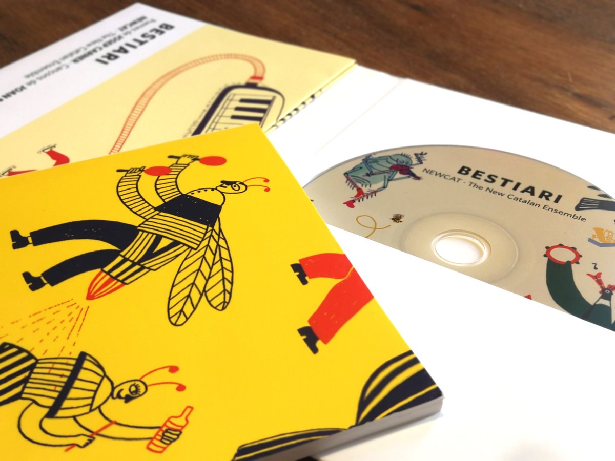 Seedmusic_eu's tweet photo. Les bèsties al corral 🦉 El #Bestiari de Josep Carner que va motivar el nostre projecte de llibre - disc amb música i il·lustracions fetes ad hoc (un concert ben especial encara en rodatge a trio i a sextet!) segueix fent camí gràcies a la proposta expositiva #Lacapsadelesbèsties https://t.co/vhYz7YMOjd
