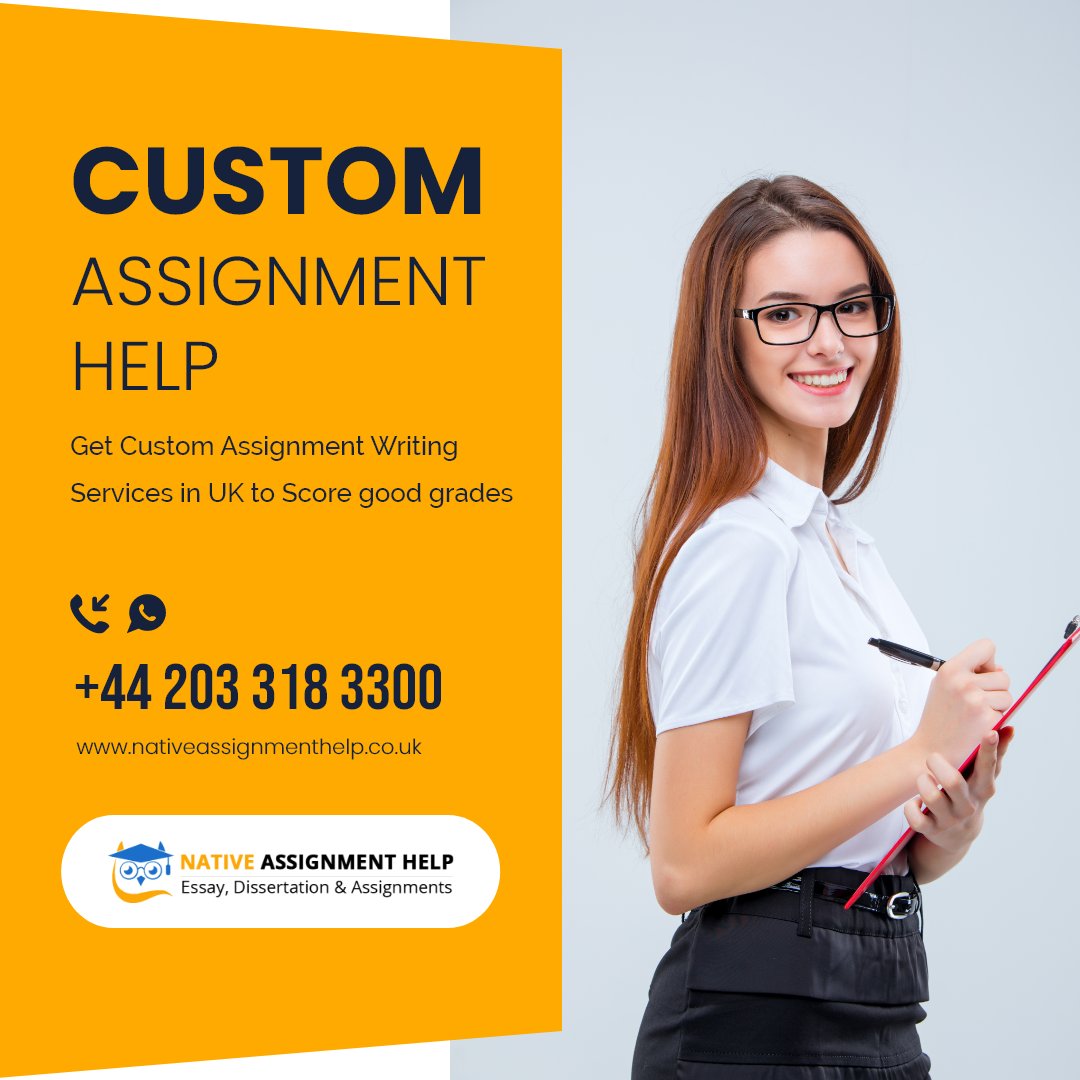 Assignm84427219's tweet image. Custom Assignment Writing Services Online in the UK
Visit - nativeassignmenthelp.co.uk/custom-assignm…
#customassignment #AssignmentHelp #onlineeducation #WritingCommunity #universityofoxford