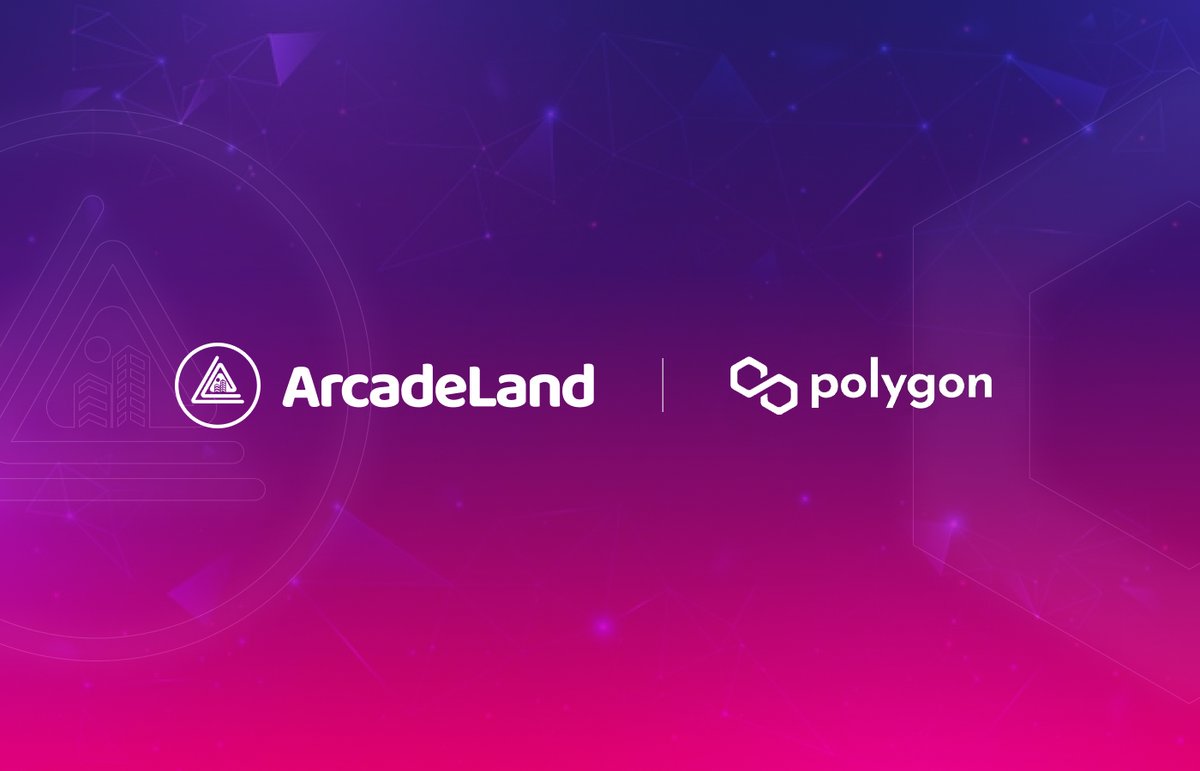 arcadelandio's tweet photo. We are proud to receive a grant from @0xPolygon.
With the backing of @0xPolygon, @arcadelandio will scale #EndlessArcade #Metaverse to millions of users offering endless #PlayToEarn games https://t.co/E1LvvoOsPb