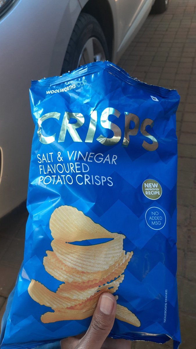 Woolworths salt and vinegar,  e na le bo coconutnyana,  it doesn't hit the spot like Simba salt and vinegar