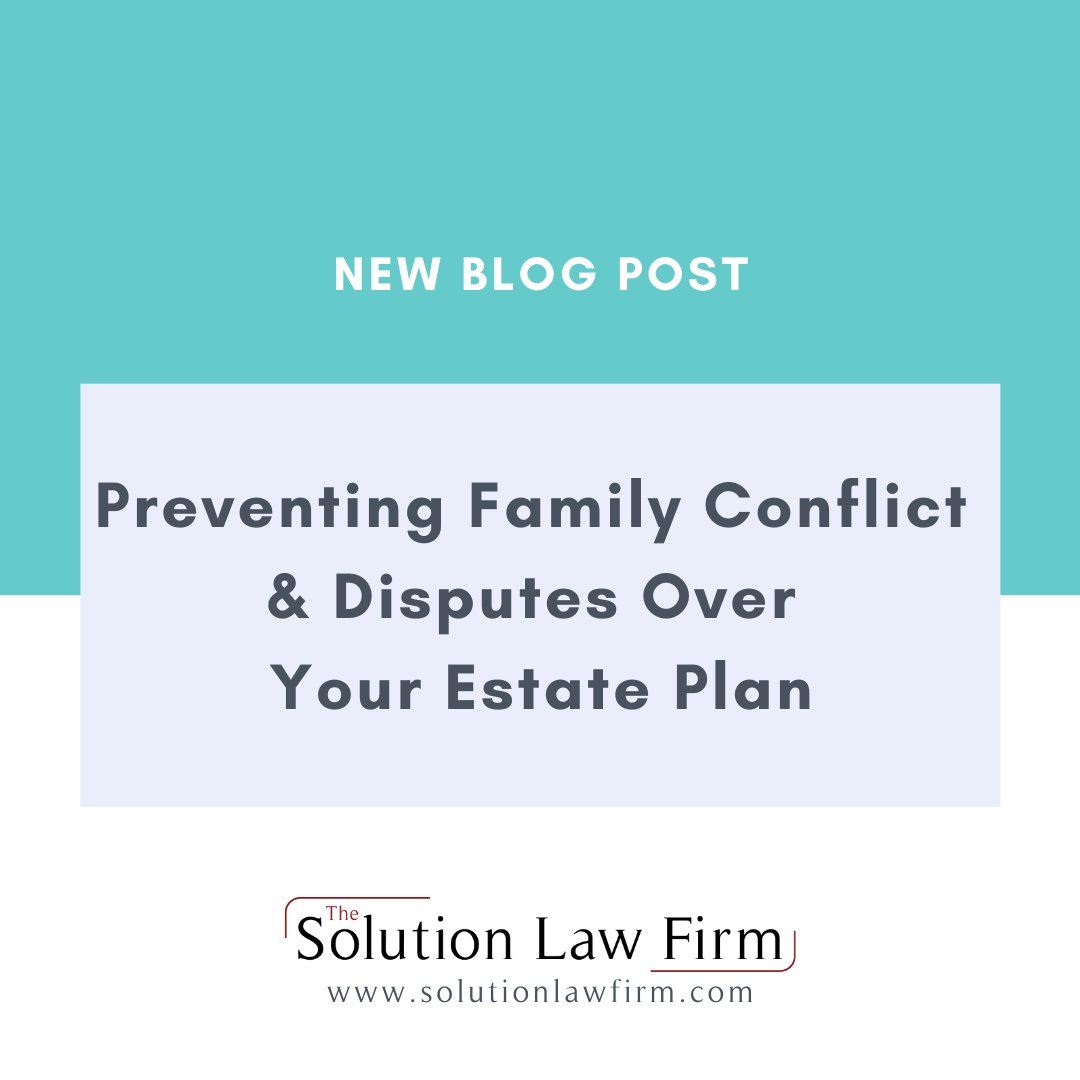solutionlawfirm's tweet photo. By becoming aware of some of the leading causes of conflict over your estate plan, you’re in a better position to prevent those situations through effective planning. Be sure to read our latest blog article where we go into more detail. #estateplanning #solutionlawfirm #tamarac https://t.co/1R4S0iiies