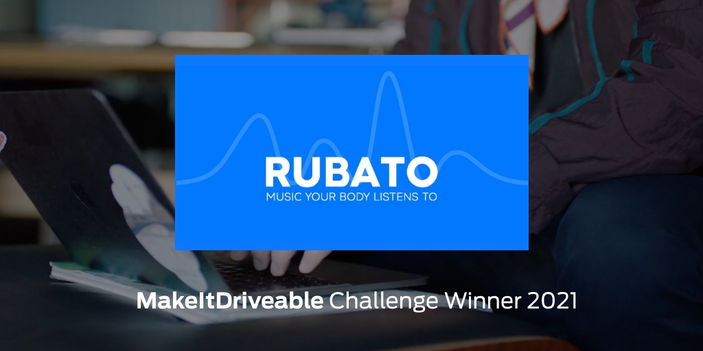 👏Congrats to Rubato-Life <a href="/your_body_music/">Rubato - Turning Music to Medicine</a> 1 of 3 winners from our recent MakeItDriveable Challenge. Rubato Life has developed AI technology that recommends music that helps the listener achieve desired psychological &amp; physiological states. Find them here bit.ly/33IEfiX