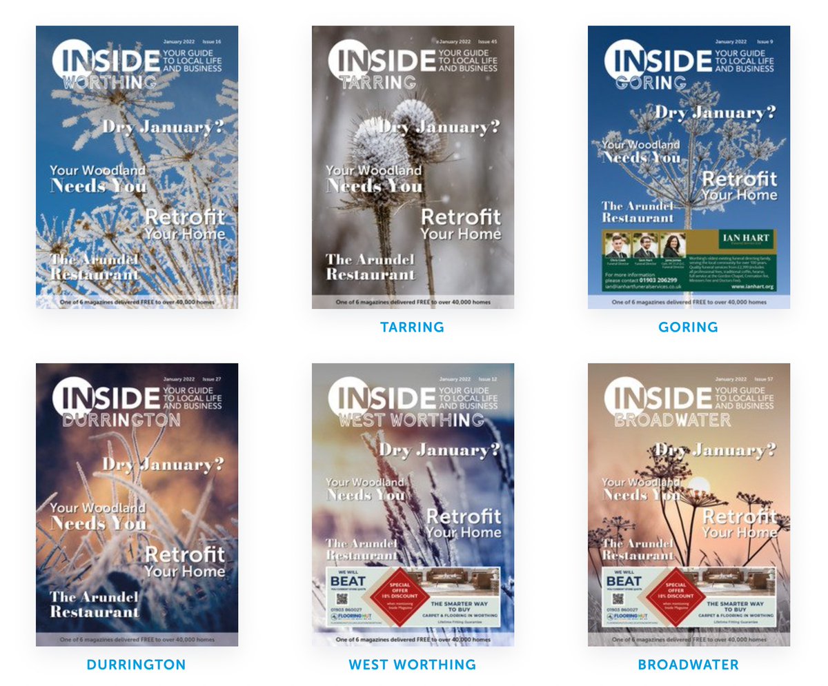 ⏰It's nearly time to reveal our 7th hyper-local magazine - Inside Cissbury! ⏰

The first magazine will be dropping through doors in February so keep your eyes peeled!

The magazine will be dropped to homes &amp; businesses in High Salvington, Findon Village, &amp; Findon Valley!
