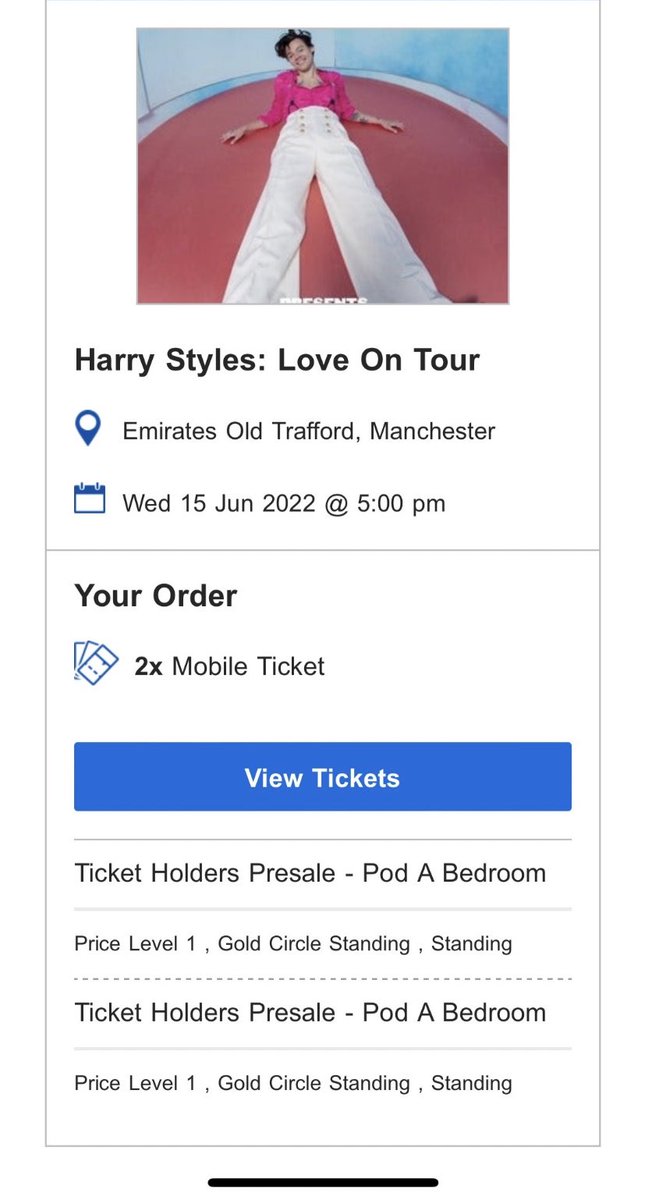 AmberRoselg's tweet photo. @ChloeLansdall 2 tickets to the Bedroom with Harry? don’t mind if we doooo, 15th June… pending x https://t.co/Lr3ijGRK6F