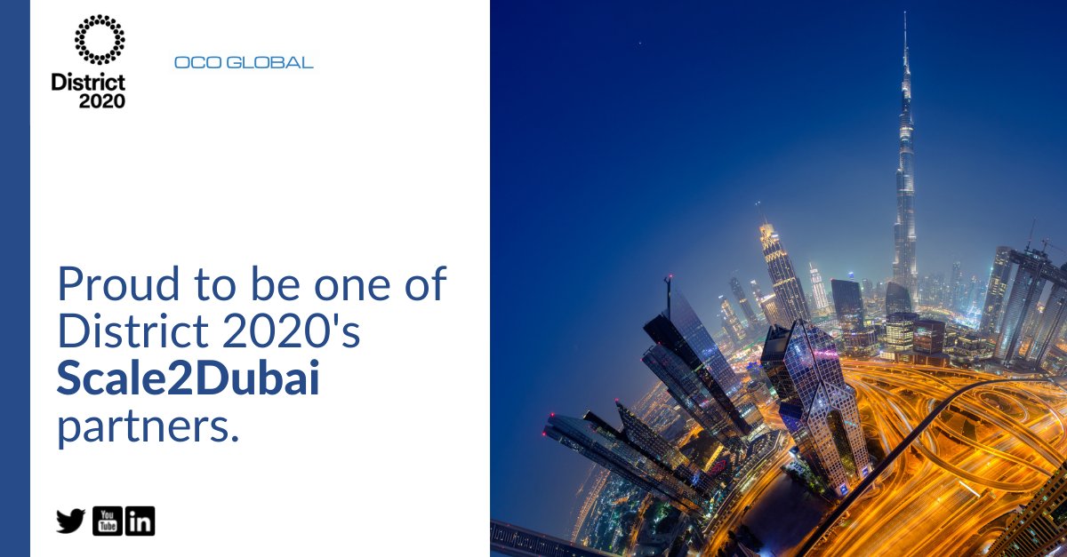 Excited to be one of five international partnerships of District 2020’s Global Entrepreneur Programme Scale2Dubai to help attract global start-up to the region.

Read full press release here - bit.ly/3fNcs3E

#dubai #district2020 #middleeastbusiness