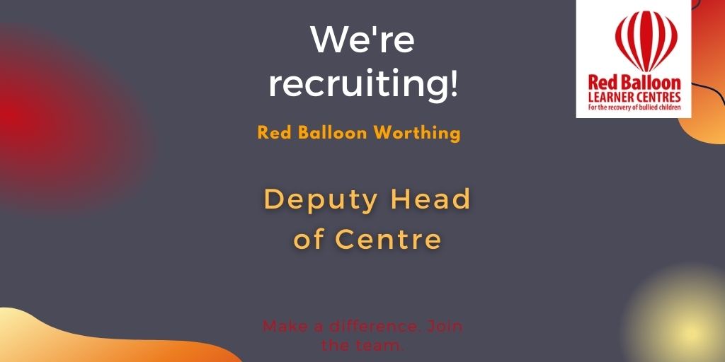Red Balloon Educational Trust (@redballoonedu) on Twitter photo Red Balloon Worthing will be the newest Centre within the Red Balloon Educational Trust family. We are seeking a Deputy Head of Centre (Safeguarding) to turn our new site into an educational and wellbeing space for up to 20 young people.
Find out more: ow.ly/SsOk50HB6OP Red Balloon Worthing will be the newest Centre within the Red Balloon Educational Trust family. We are seeking a Deputy Head of Centre (Safeguarding) to turn our new site into an educational and wellbeing space for up to 20 young people.
Find out more: ow.ly/SsOk50HB6OP