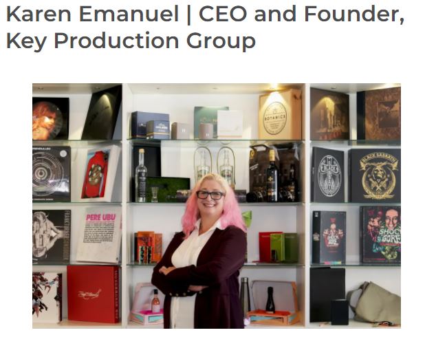 KeyProduction's tweet photo. Our founder and CEO Karen Emanuel recently spoke to @womeninvinyl about all things Key Production, her journey through the industry, and why she loves vinyl!
Check out the full interview: https://t.co/8T1amz26uH
.
.
.
#WomenInVinyl #MusicManufacturing #KeyProduction https://t.co/IeBDjZRN04